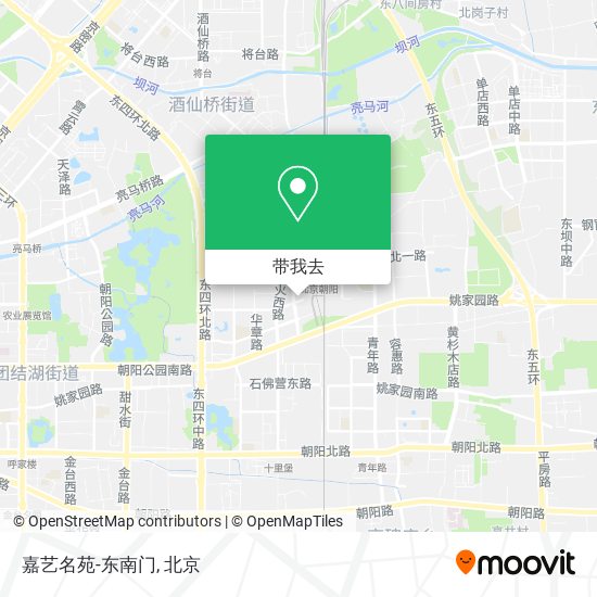 嘉艺名苑-东南门地图