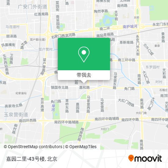 嘉园二里-43号楼地图
