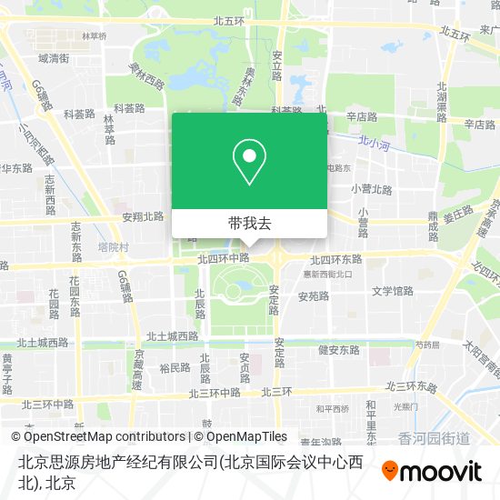 北京思源房地产经纪有限公司(北京国际会议中心西北)地图