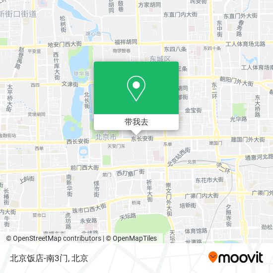 北京饭店-南3门地图