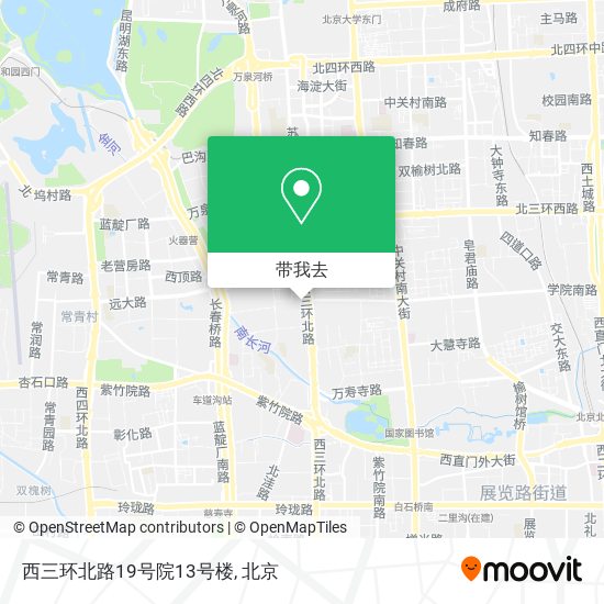 西三环北路19号院13号楼地图