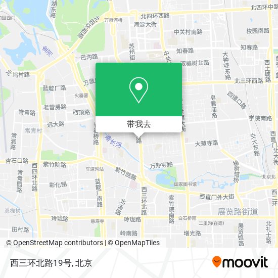西三环北路19号地图