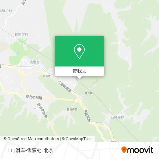 上山滑车-售票处地图