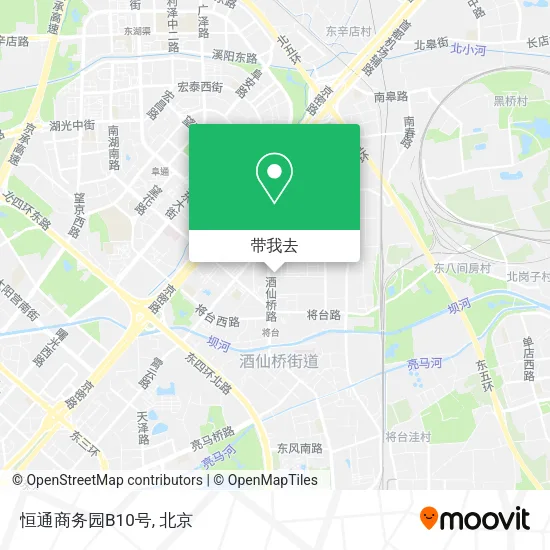 恒通商务园B10号地图