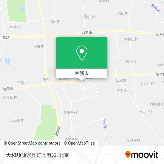 天和顺源家具灯具电器地图