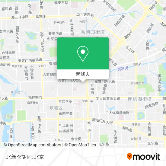 北新仓胡同地图
