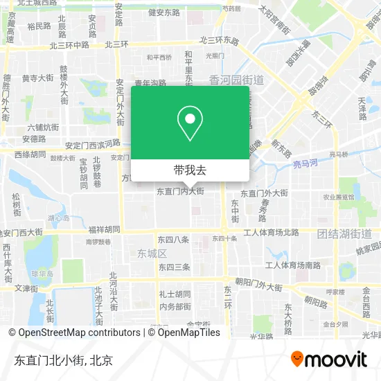 东直门北小街地图