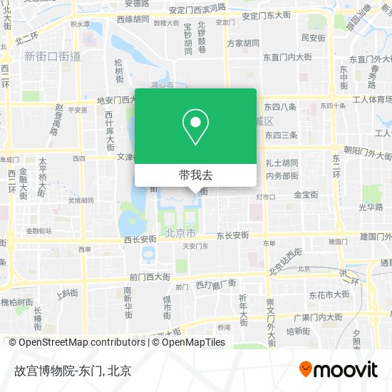 故宫博物院-东门地图