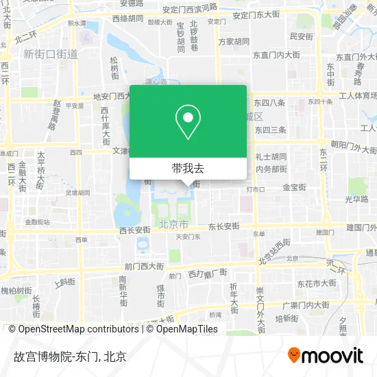 故宫博物院-东门地图