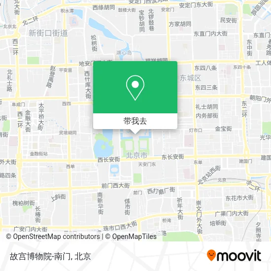 故宫博物院-南门地图
