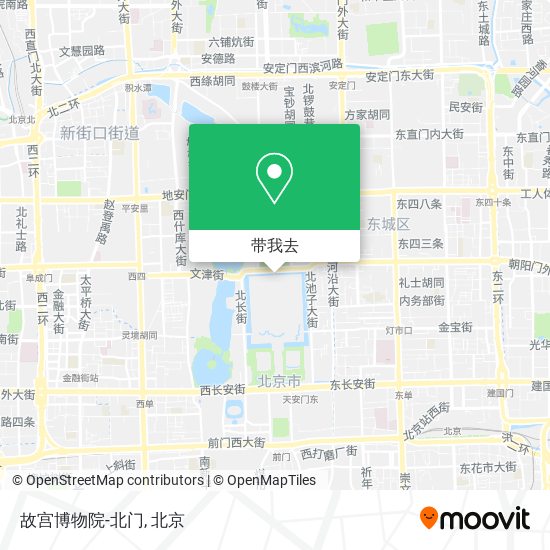 故宫博物院-北门地图