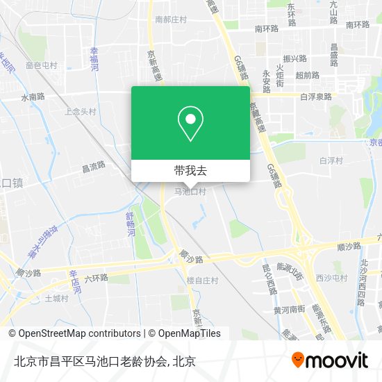 北京市昌平区马池口老龄协会地图