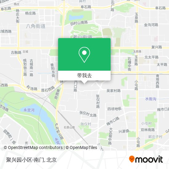 聚兴园小区-南门地图