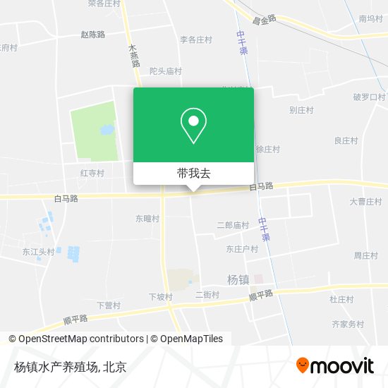 杨镇水产养殖场地图