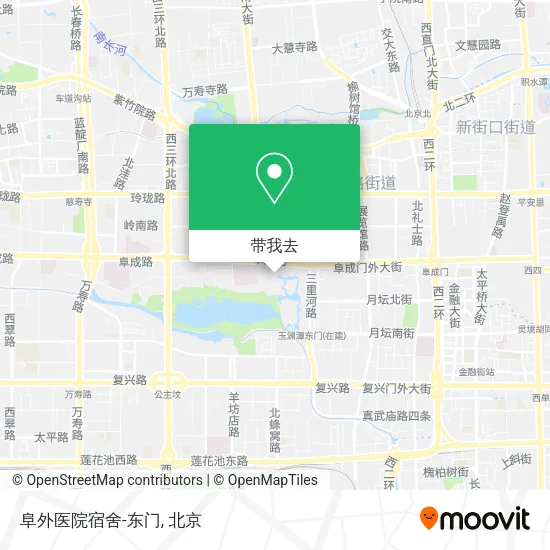 阜外医院宿舍-东门地图