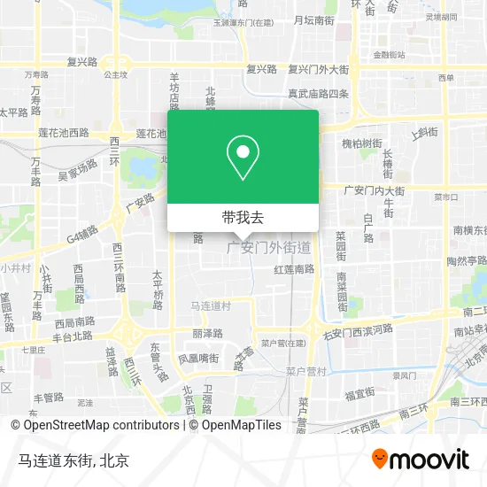 马连道东街地图