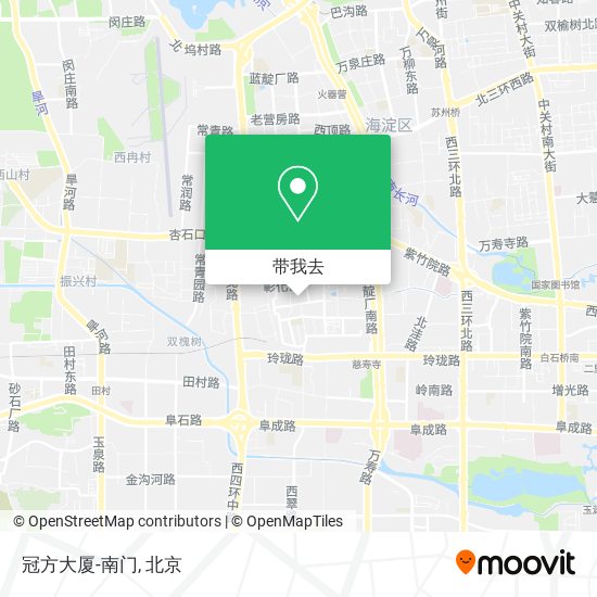 冠方大厦-南门地图