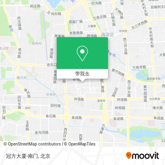 冠方大厦-南门地图