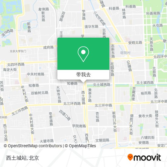 西土城站地图