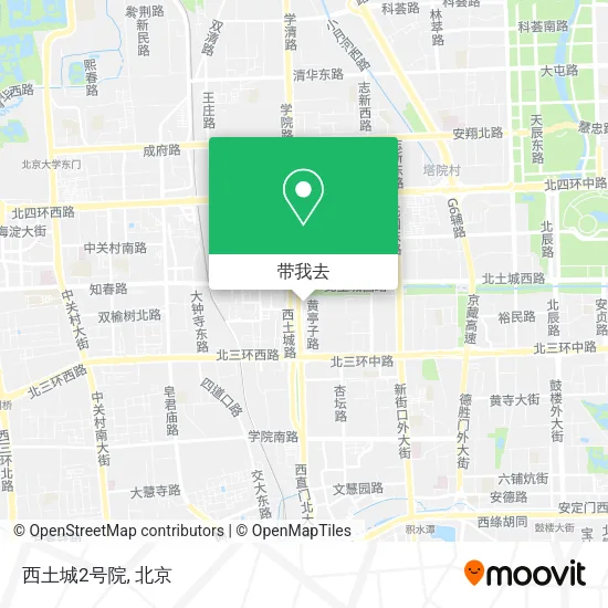 西土城2号院地图