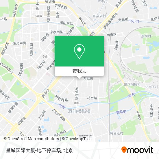 星城国际大厦-地下停车场地图