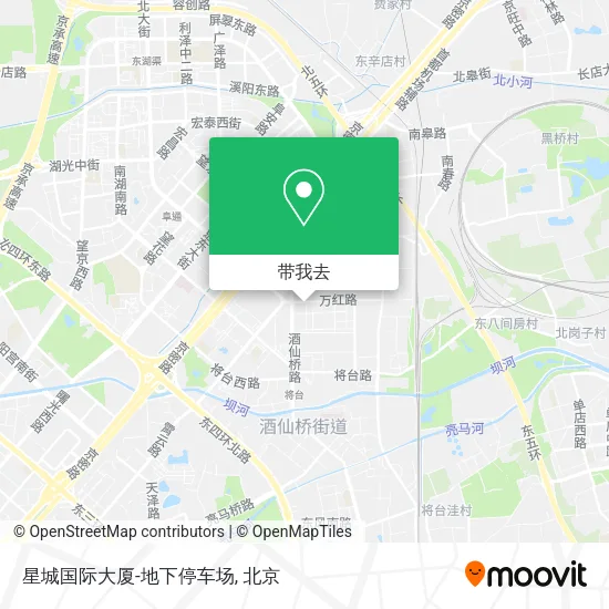 星城国际大厦-地下停车场地图