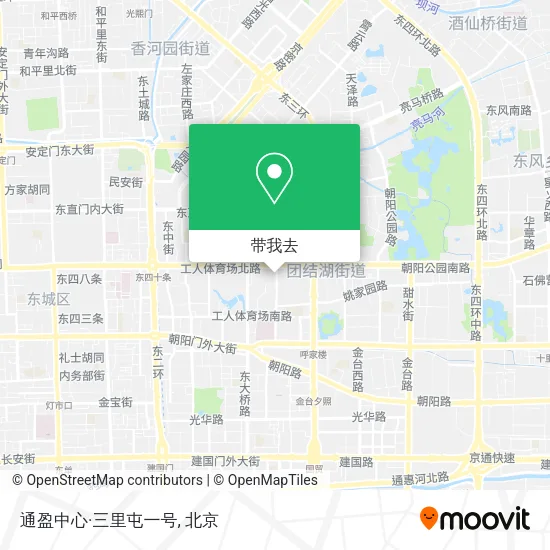 通盈中心·三里屯一号地图