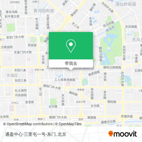 通盈中心·三里屯一号-东门地图