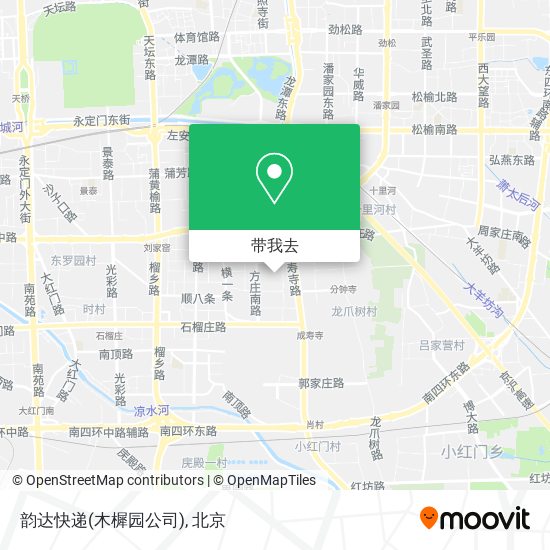 韵达快递(木樨园公司)地图