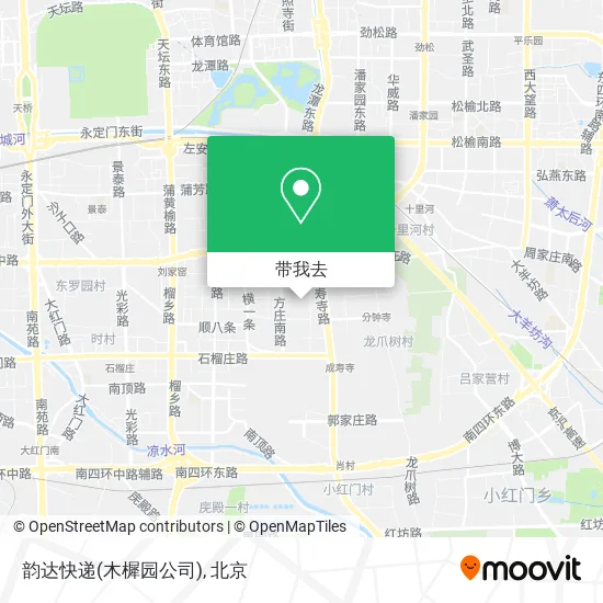 韵达快递(木樨园公司)地图