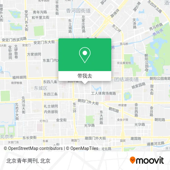 北京青年周刊地图