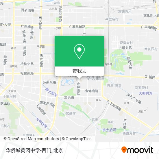 华侨城黄冈中学-西门地图