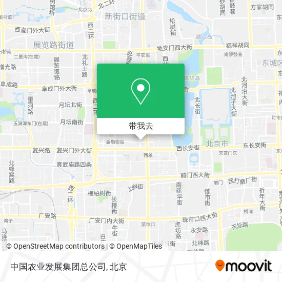 中国农业发展集团总公司地图
