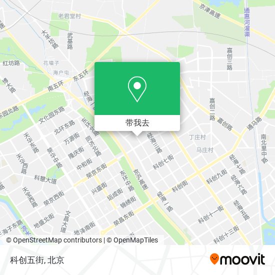 科创五街地图