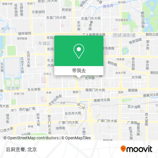 后厨意餐地图