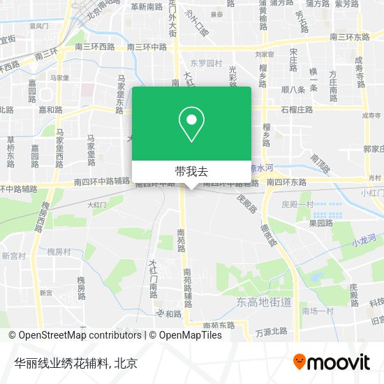 华丽线业绣花辅料地图