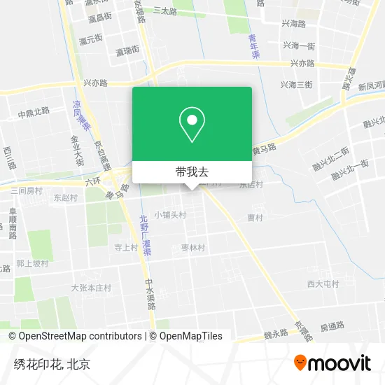 绣花印花地图