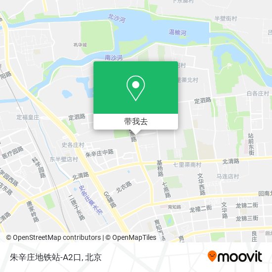 朱辛庄地铁站-A2口地图