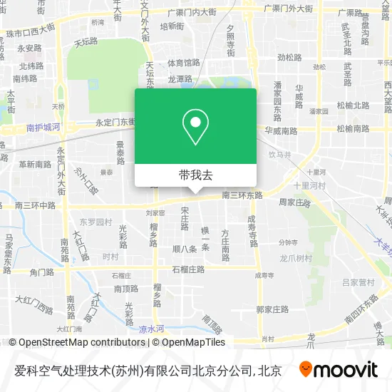 爱科空气处理技术(苏州)有限公司北京分公司地图