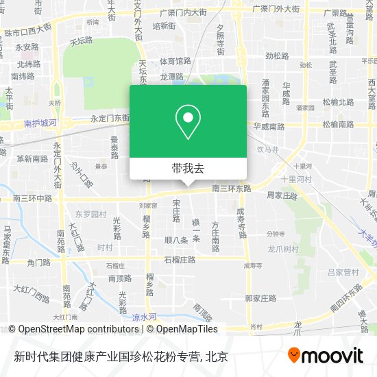 新时代集团健康产业国珍松花粉专营地图