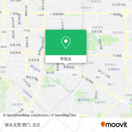 垡头北里-西门地图