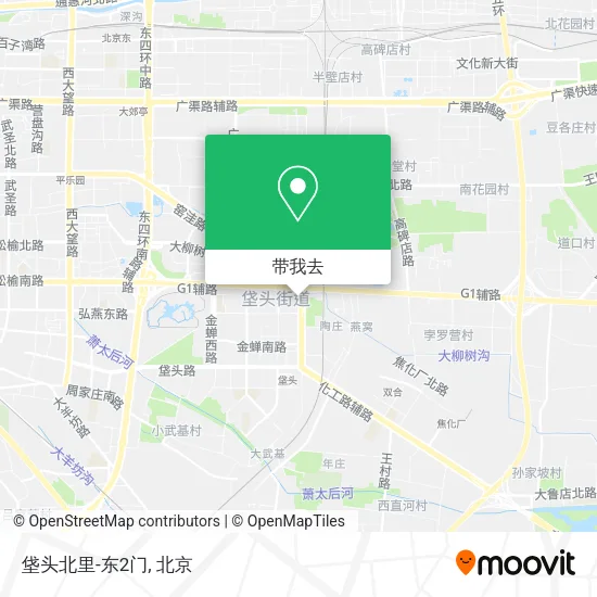 垡头北里-东2门地图