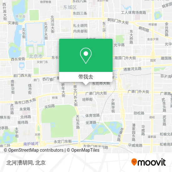 北河漕胡同地图