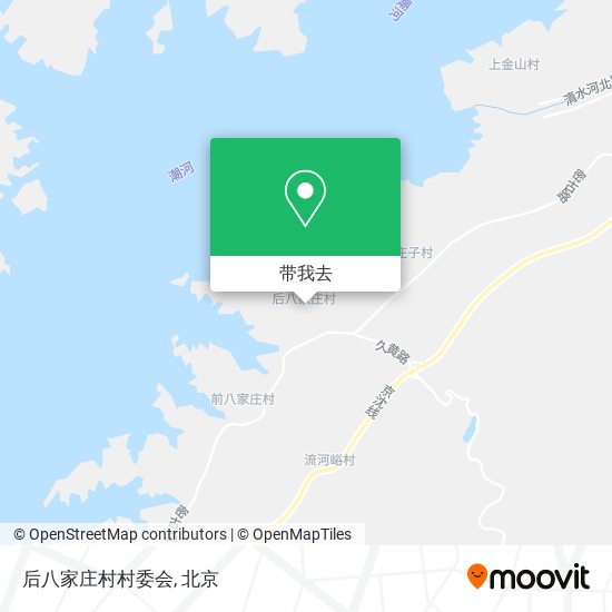 后八家庄村村委会地图