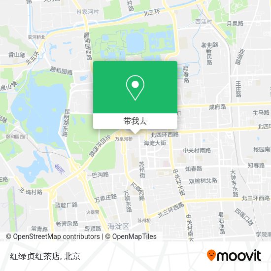 红绿贞红茶店地图