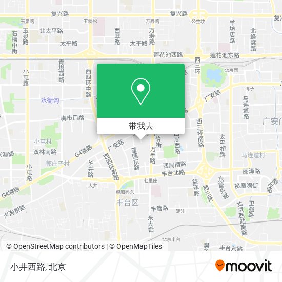 小井西路地图