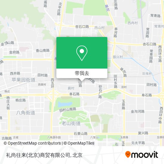 礼尚往来(北京)商贸有限公司地图