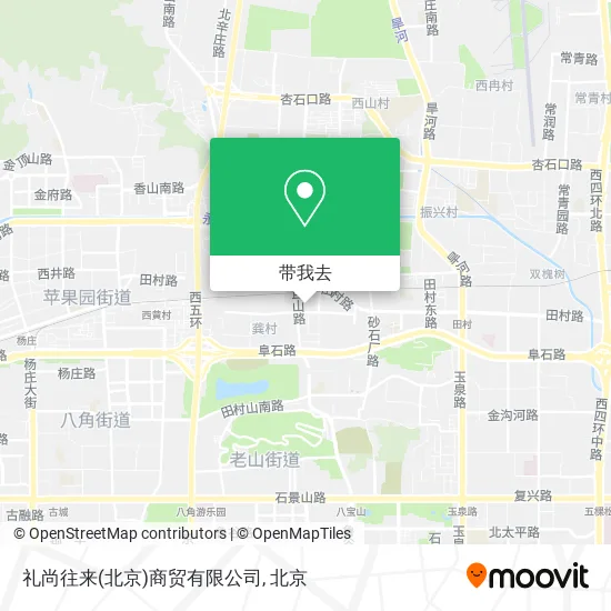 礼尚往来(北京)商贸有限公司地图