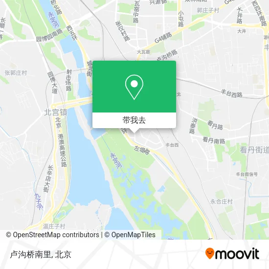 卢沟桥南里地图