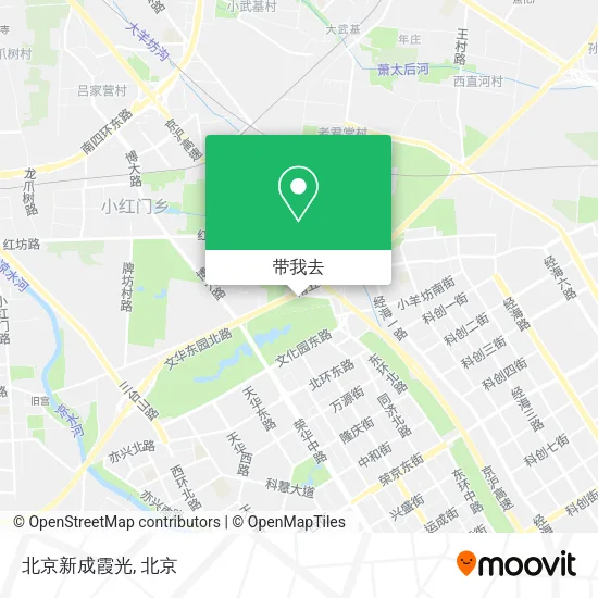 北京新成霞光地图